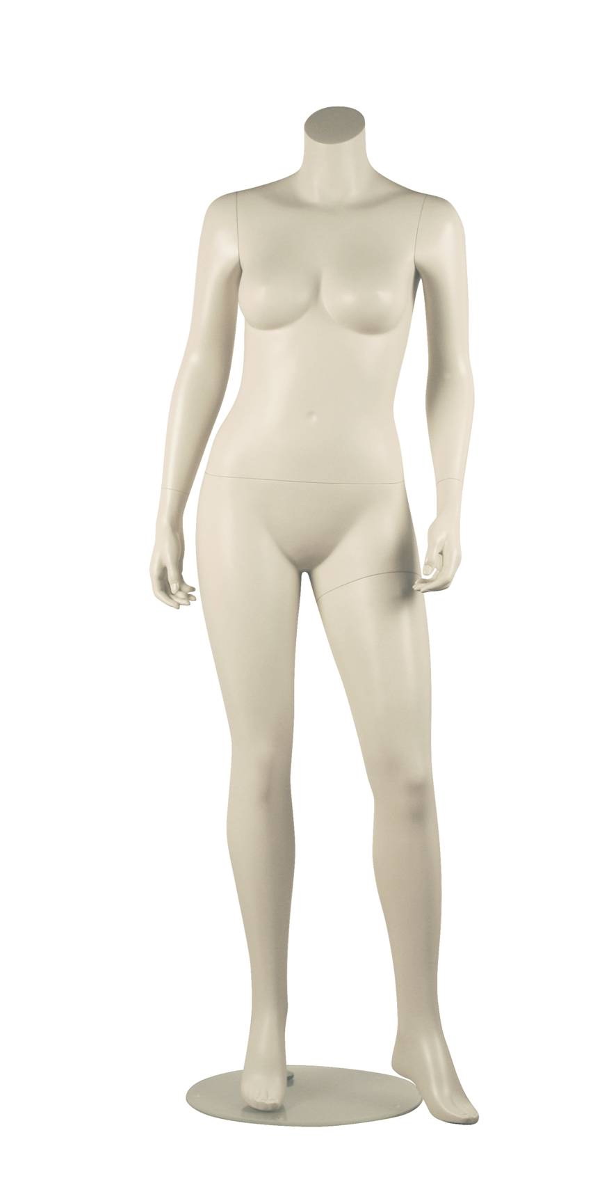 Schaufensterpuppe - Dame - ohne Kopf - Basic Headless - Curvy - Pose 1