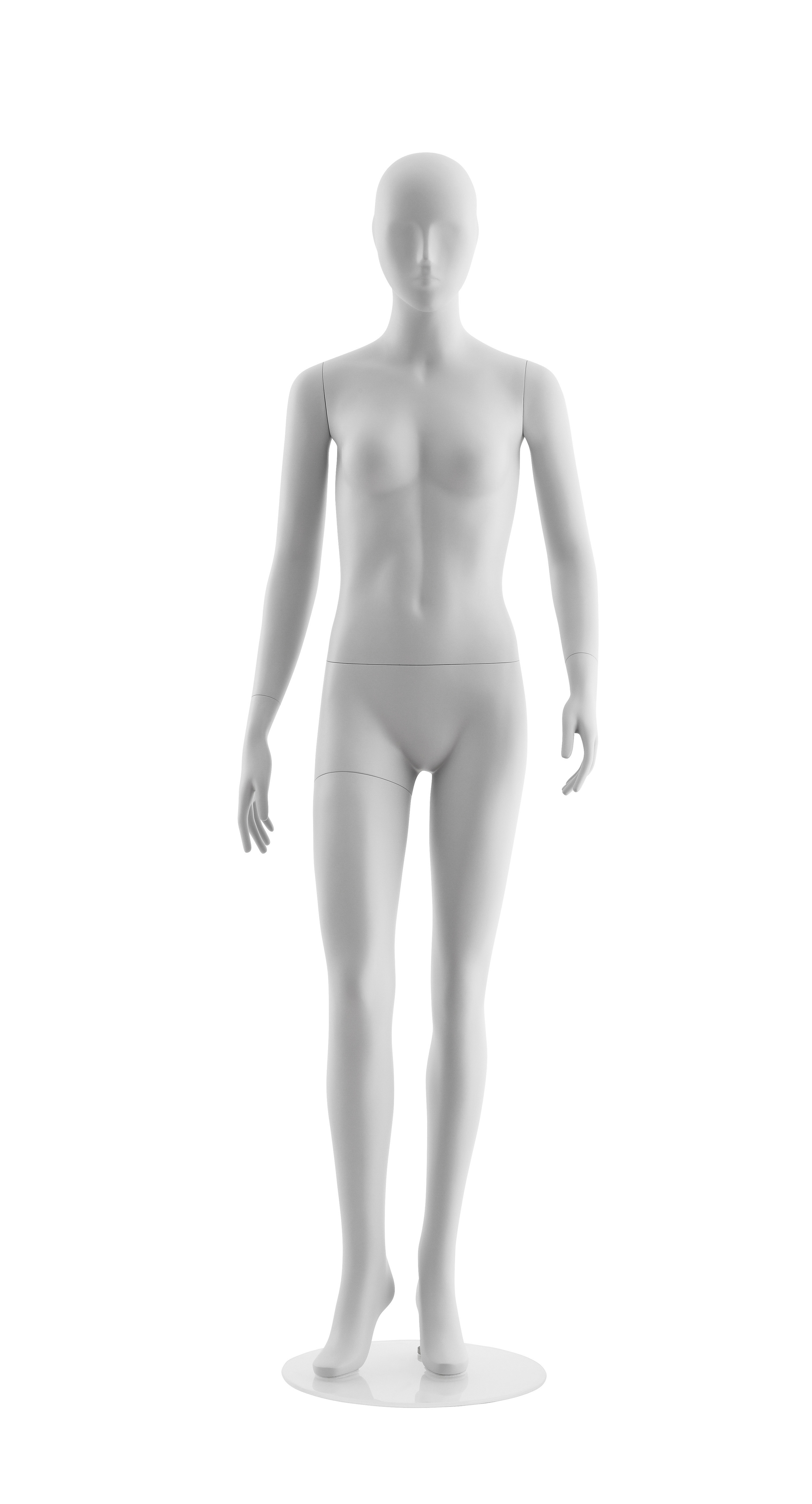 Schaufensterpuppe - Dame - mit Kopf - Basic Semifaceless - Pose 4