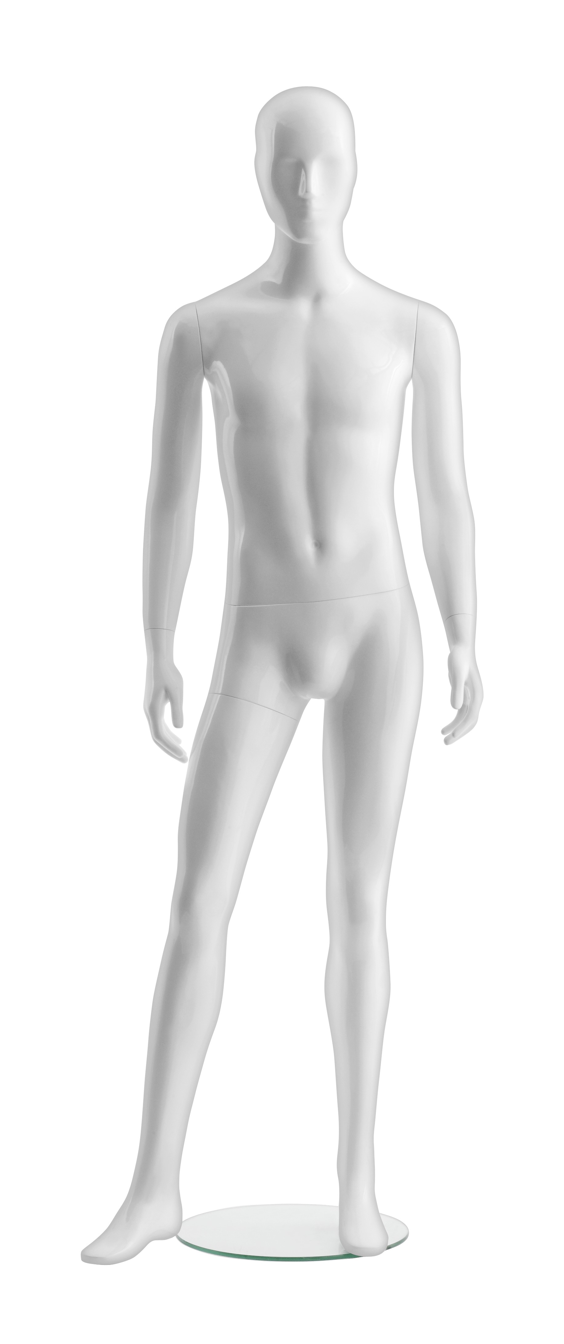 Schaufensterpuppe - Herr - mit Kopf - Basic Semifaceless - Pose 3