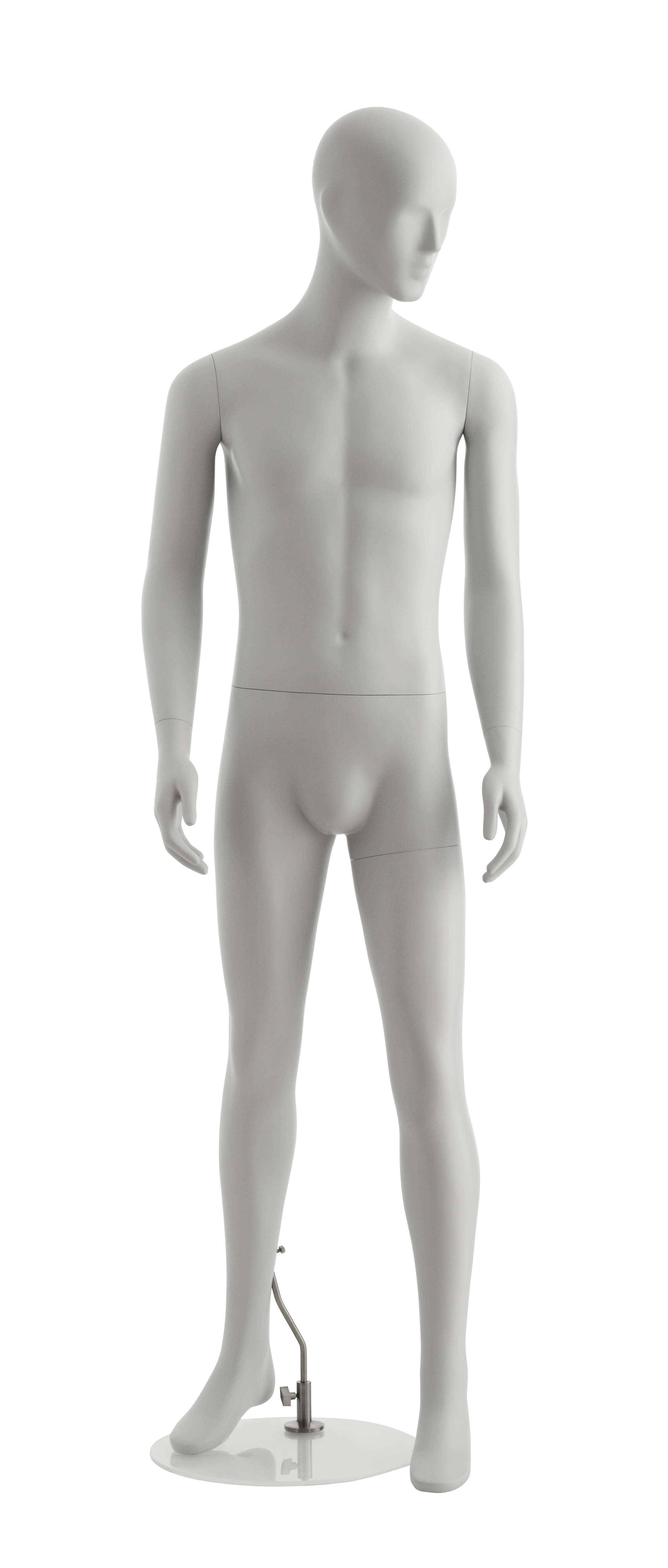 Schaufensterpuppe - Herr - mit Kopf - Basic Semifaceless - Pose 1