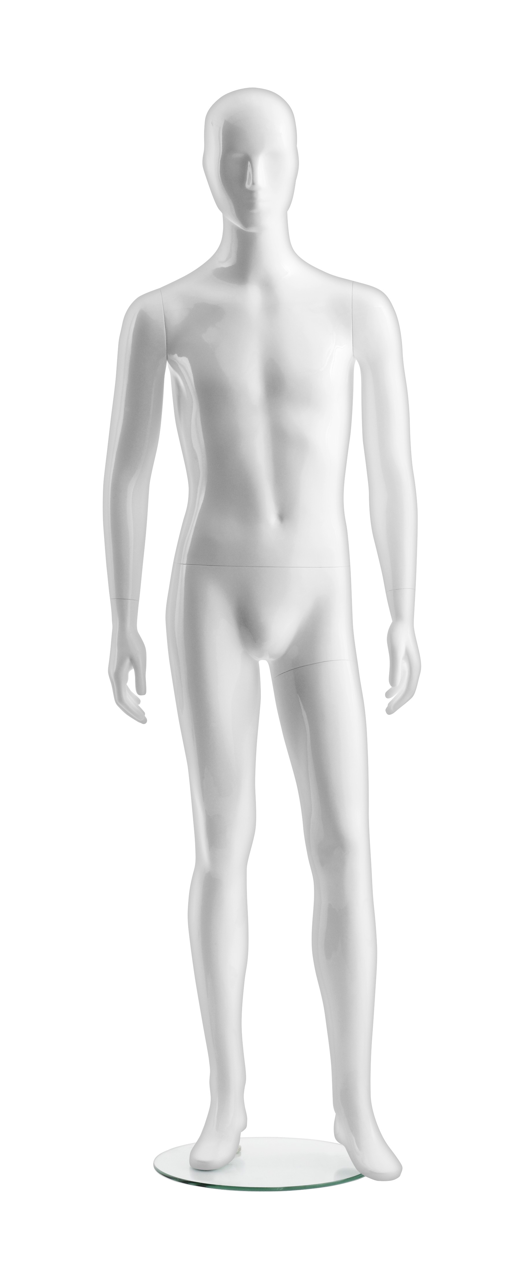 Schaufensterpuppe - Herr - mit Kopf - Basic Semifaceless - Pose 4