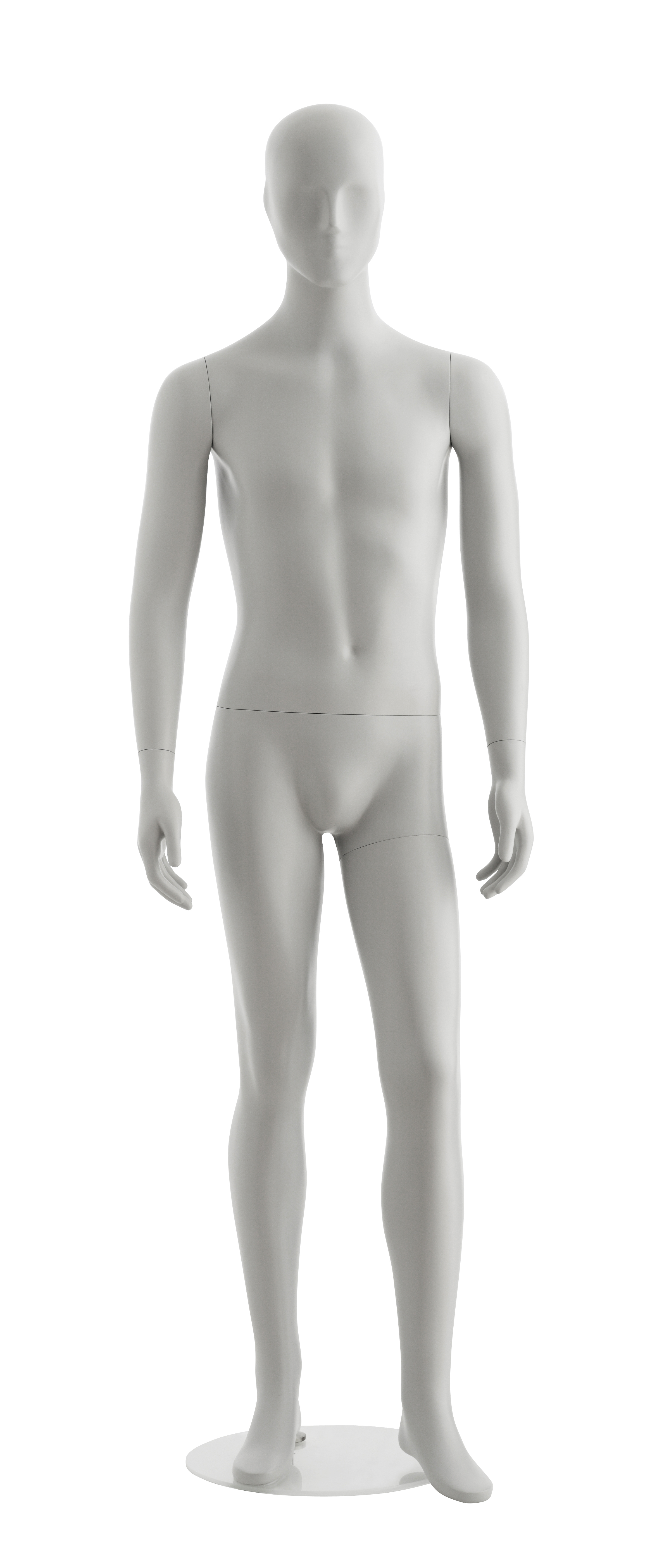 Schaufensterpuppe - Herr - mit Kopf - Basic Semifaceless - Pose 4