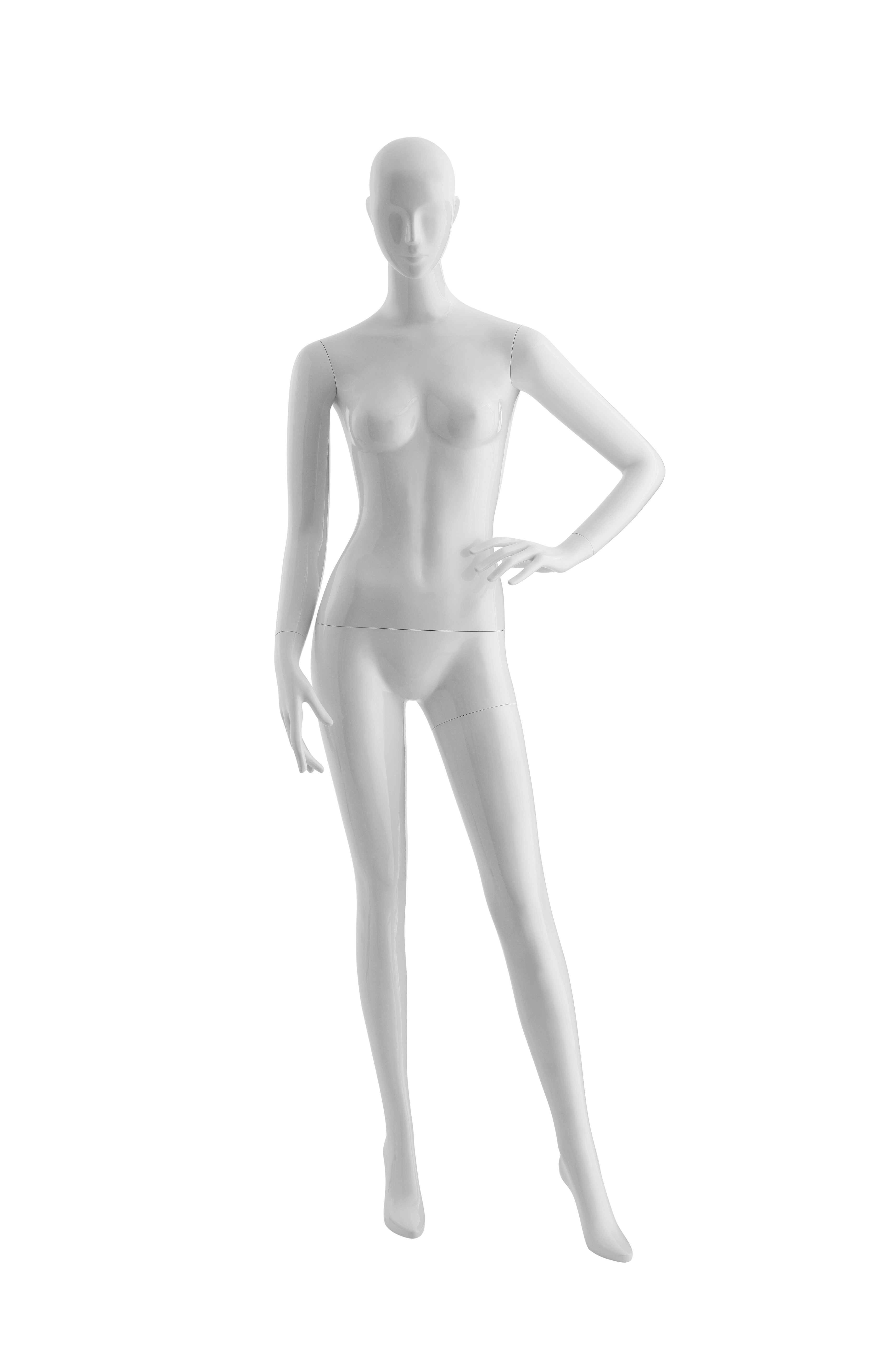 Schaufensterpuppe - Dame - mit Kopf - Design Semifaceless - Pose 3