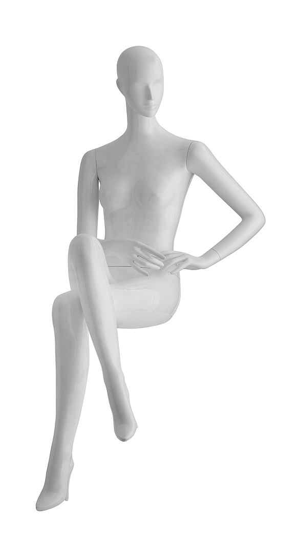 Schaufensterpuppe - Dame - mit Kopf - Design Semifaceless - Pose 5