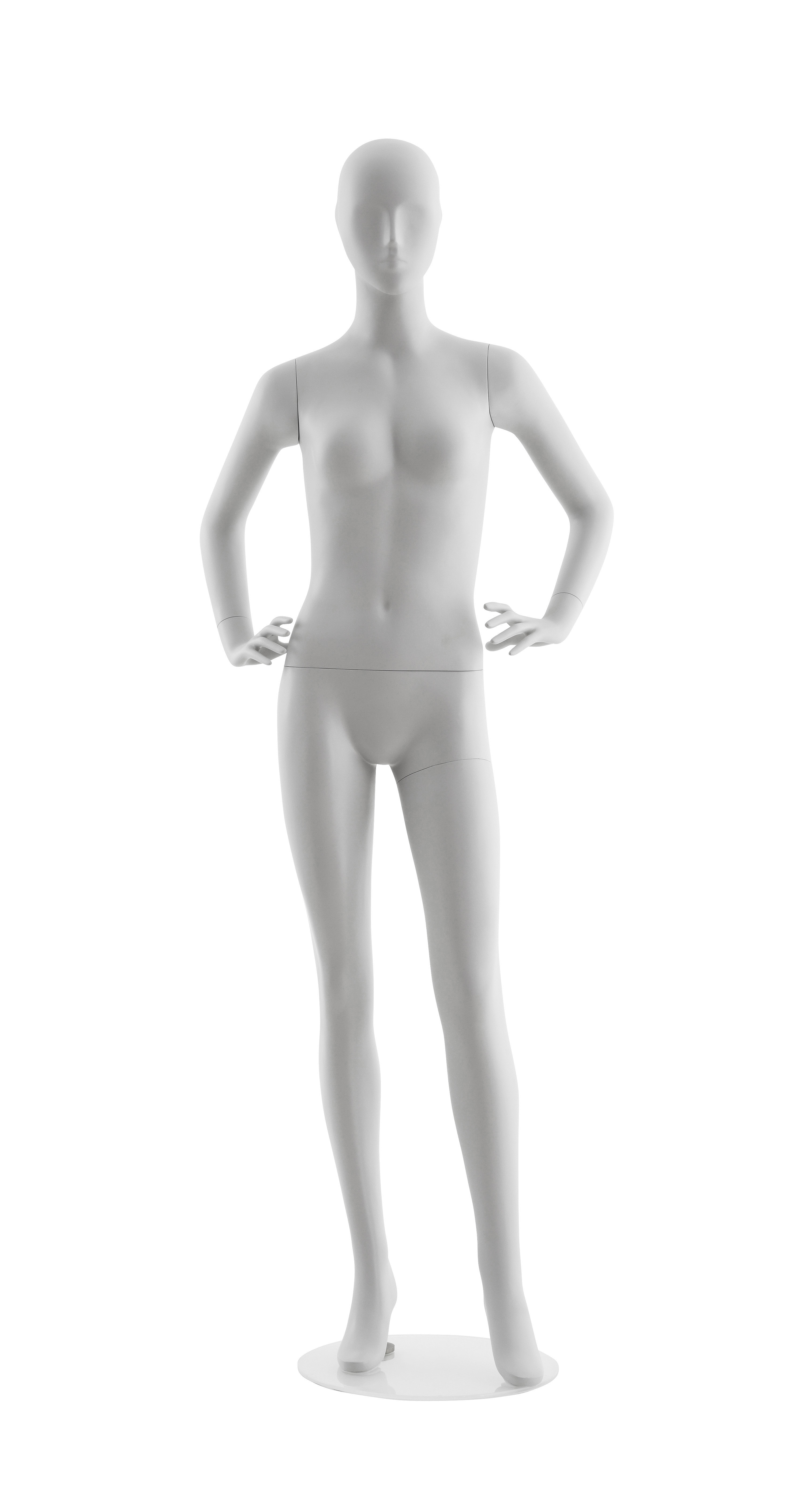 Schaufensterpuppe - Dame - mit Kopf - Basic Semifaceless - Pose 5