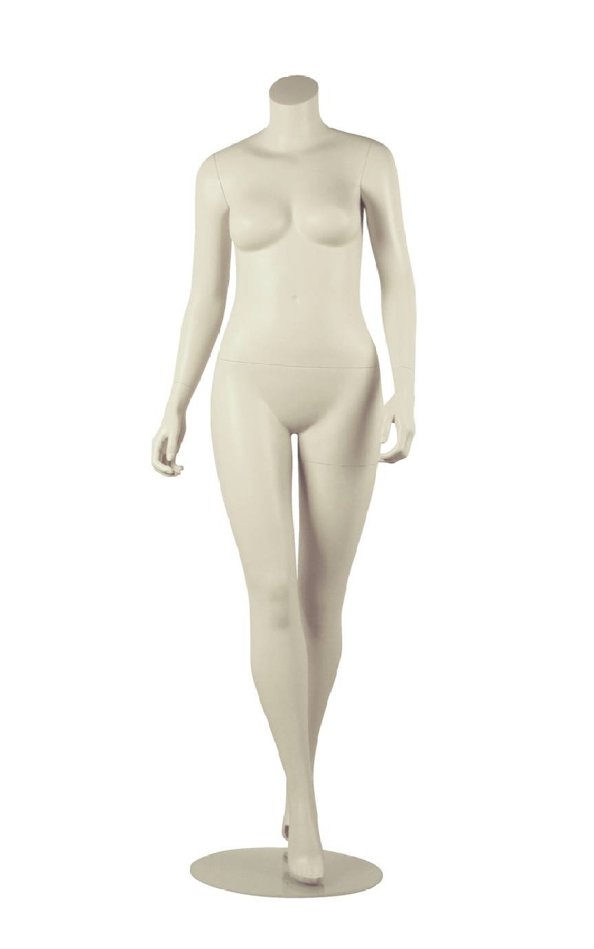 Schaufensterpuppe - Dame - ohne Kopf - Basic Headless - Curvy - Pose 3